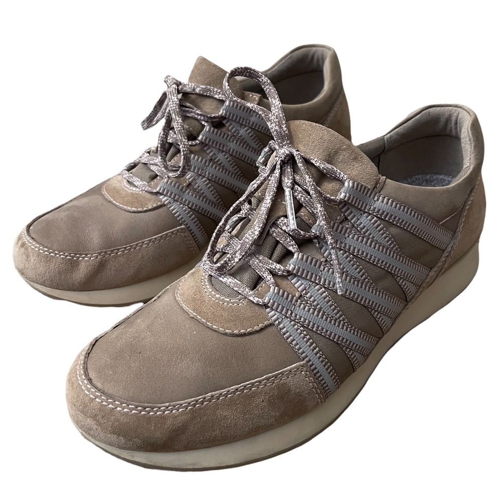 Women's Dansko Gabi Shoes - Taupe Burnished Nubuck in Size 38